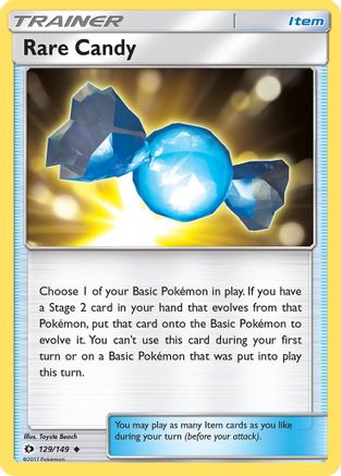 Rare Candy 129/149 SM Base Set - Uncommon