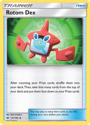 Rotom Dex 131/149 SM Base Set - Uncommon