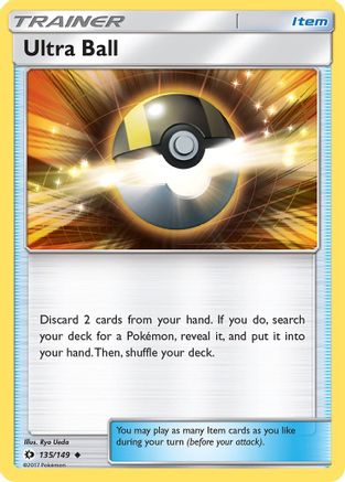 Ultra Ball 135/149 - Reverse Holofoil SM Base Set - Uncommon