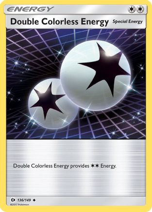 Double Colorless Energy 136/149 - Reverse Holofoil SM Base Set - Uncommon