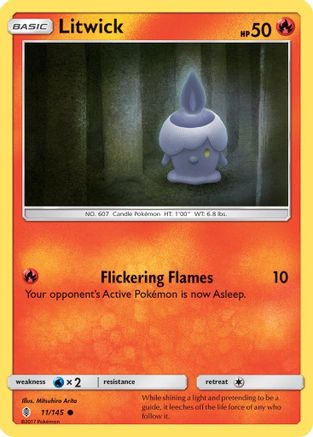 Litwick 011/145 SM Guardians Rising - Common