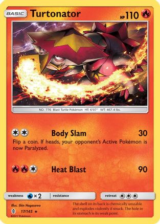 Turtonator 017/145 SM Guardians Rising - Rare