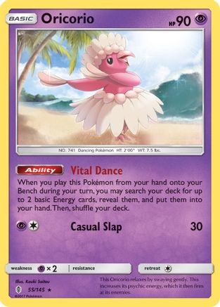Oricorio (55) 055/145 SM Guardians Rising - Rare