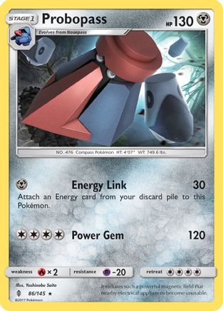 Probopass 086 SM Guardians Rising - Rare
