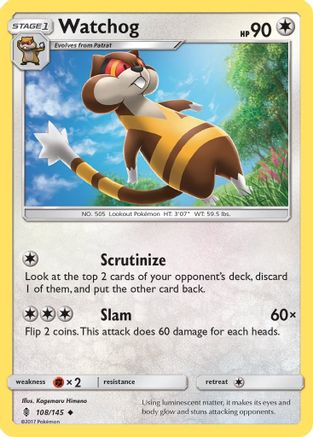 Watchog 108/145 SM Guardians Rising - Uncommon