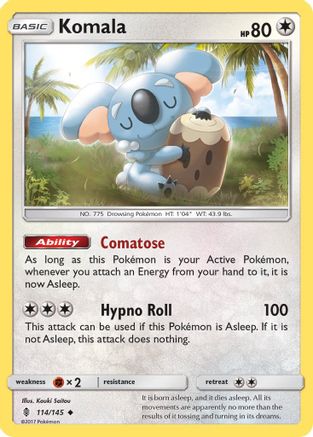 Komala 114/145 SM Guardians Rising - Uncommon