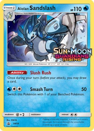 Alolan Sandslash SM18 - Holofoil SM Promos - Promo