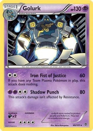 Golurk 046/101 Deck Exclusives - Rare
