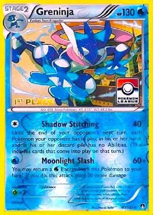 Greninja 040/122 - Reverse Holofoil League & Championship Cards - Promo