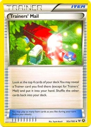 Trainers' Mail 92a/108 Alternate Art Promos - Promo