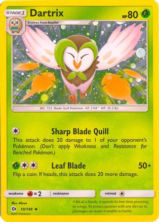 Dartrix 010/149 - Holofoil Blister Exclusives - Promo