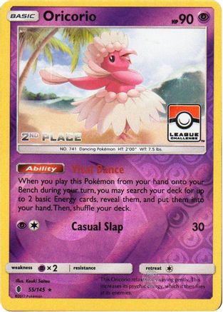 Oricorio 055/145 - Reverse Holofoil League & Championship Cards - Promo