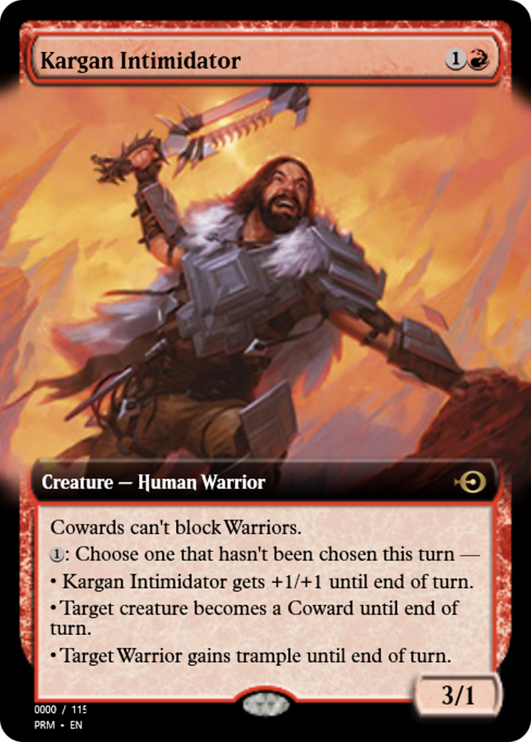 Kargan Intimidator (PRM-83794) - Magic Online Promos