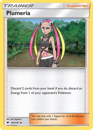 Plumeria 120/147 SM Burning Shadows - Uncommon
