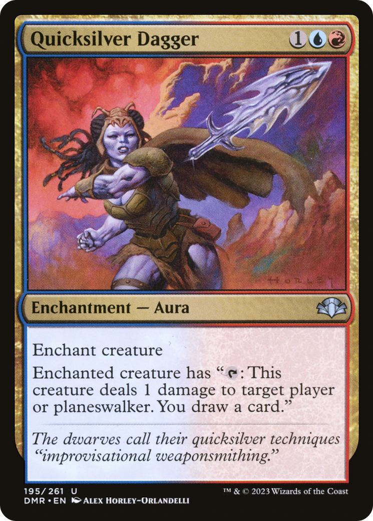 Quicksilver Dagger (DMR-195) - Dominaria Remastered Foil