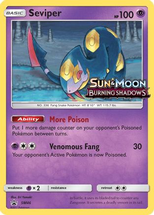 Seviper SM46 - Holofoil SM Promos - Promo