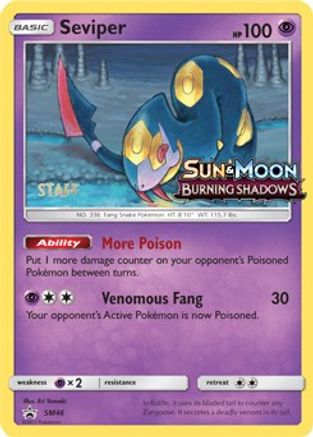 Seviper SM46 - Holofoil SM Promos - Uncommon
