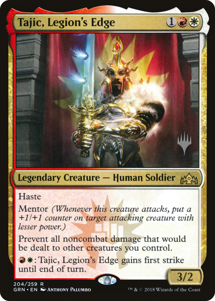 Tajic, Legion's Edge (PPTHB-204P) - Guilds of Ravnica Promos