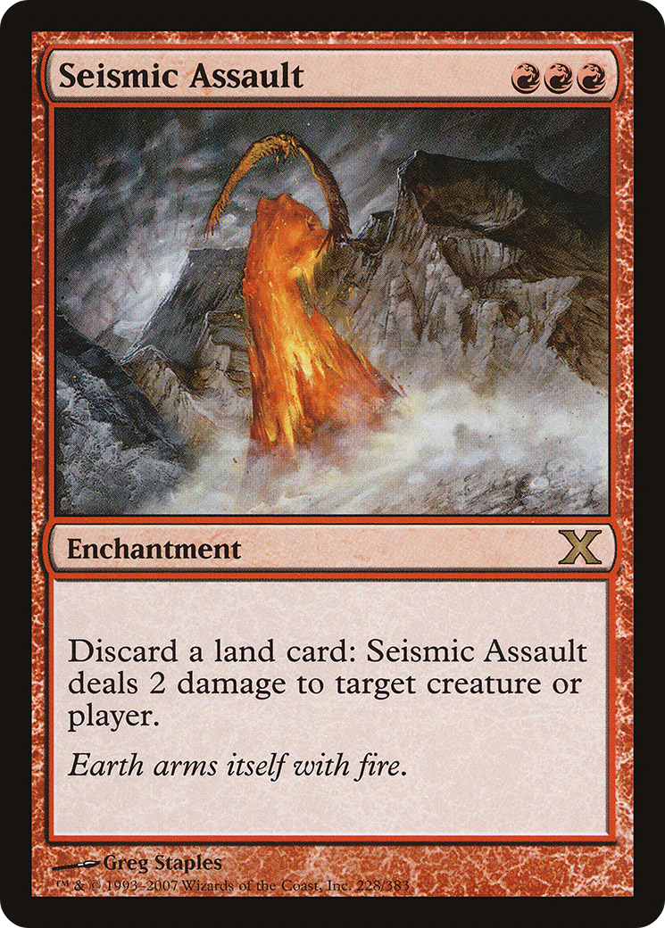 Seismic Assault (10E-228) - Tenth Edition Foil