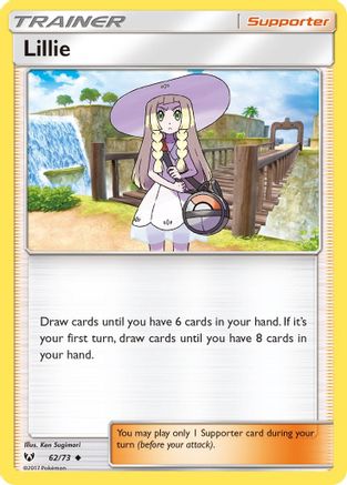 Lillie 062/73 - Reverse Holofoil Shining Legends - Uncommon