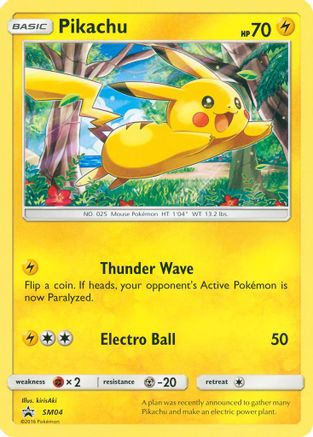 Pikachu SM04 SM Promos - Promo