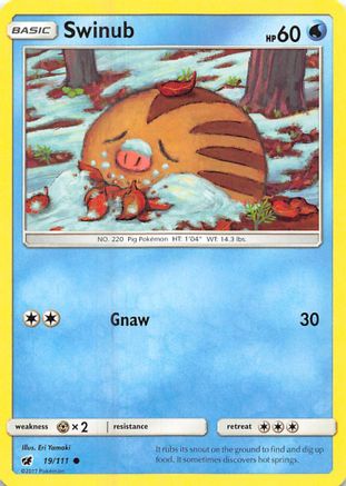 Swinub 019/111 SM Crimson Invasion - Common