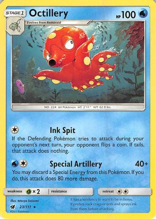 Octillery 023 SM Crimson Invasion - Rare