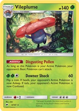 Vileplume 006/147 Deck Exclusives - Rare