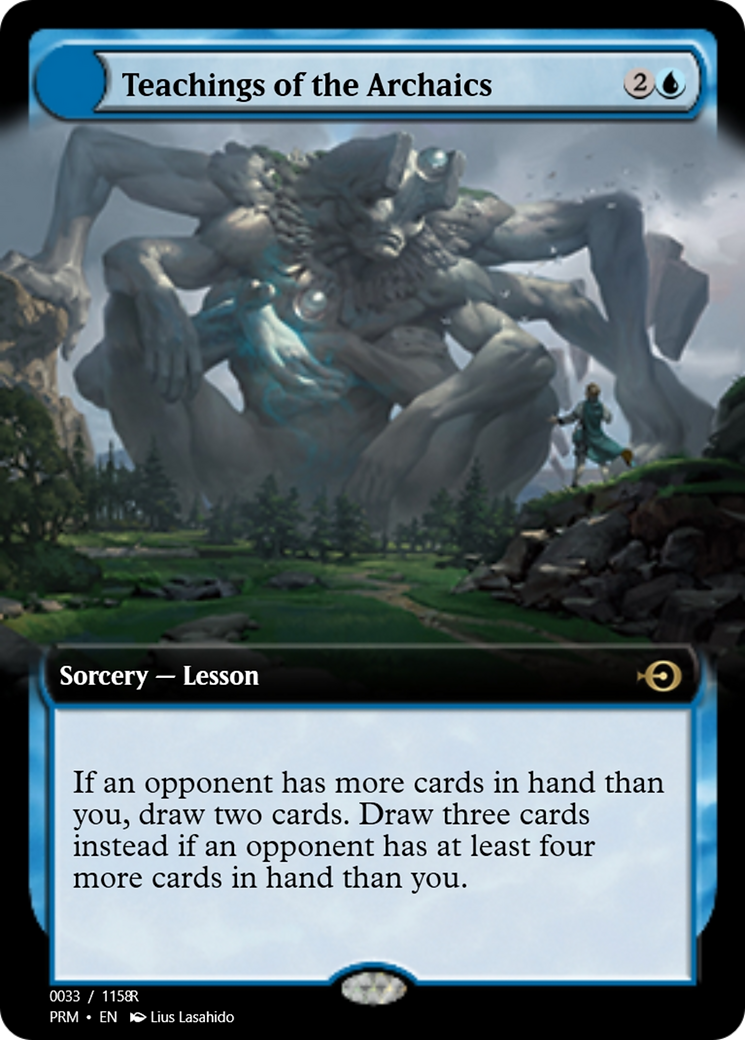 Teachings of the Archaics (PRM-90038) - Magic Online Promos: (lesson)