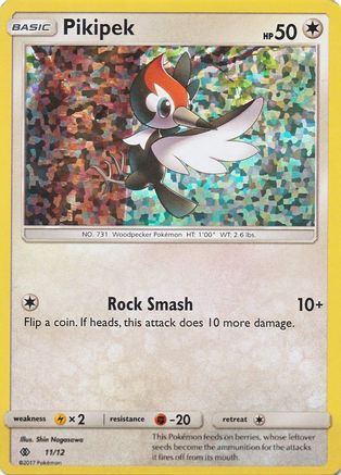 Pikipek 011/12 - Holofoil McDonalds Promos 2017 - Promo