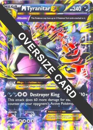 M Tyranitar EX 043/98 - Holofoil Jumbo Cards - Promo