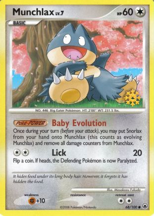 Munchlax 068/100 Countdown Calendar Promos - Promo