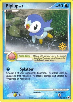 Piplup 072/100 Countdown Calendar Promos - Promo