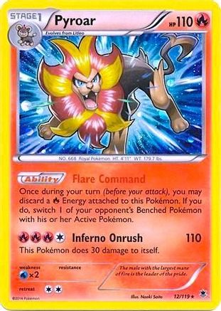 Pyroar 012/119 - Holofoil Blister Exclusives - Promo