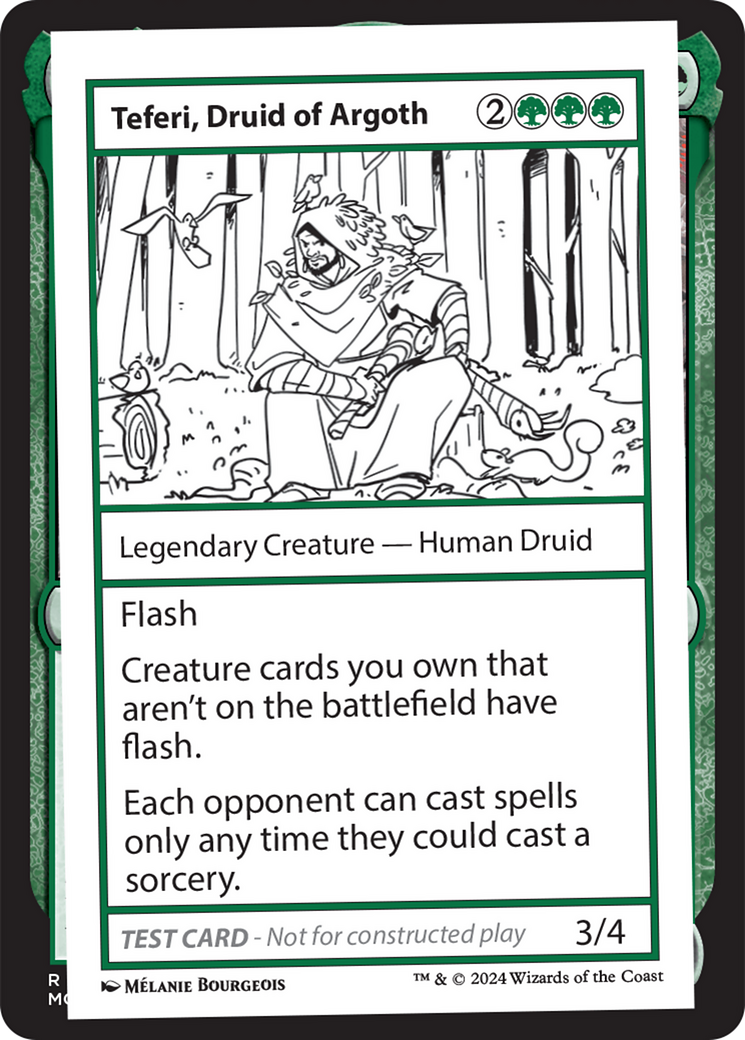 Teferi, Druid of Argoth (MB2PC-586) - Mystery Booster 2