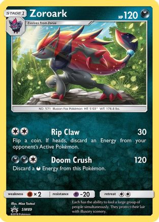 Zoroark SM89 - Holofoil SM Promos - Promo