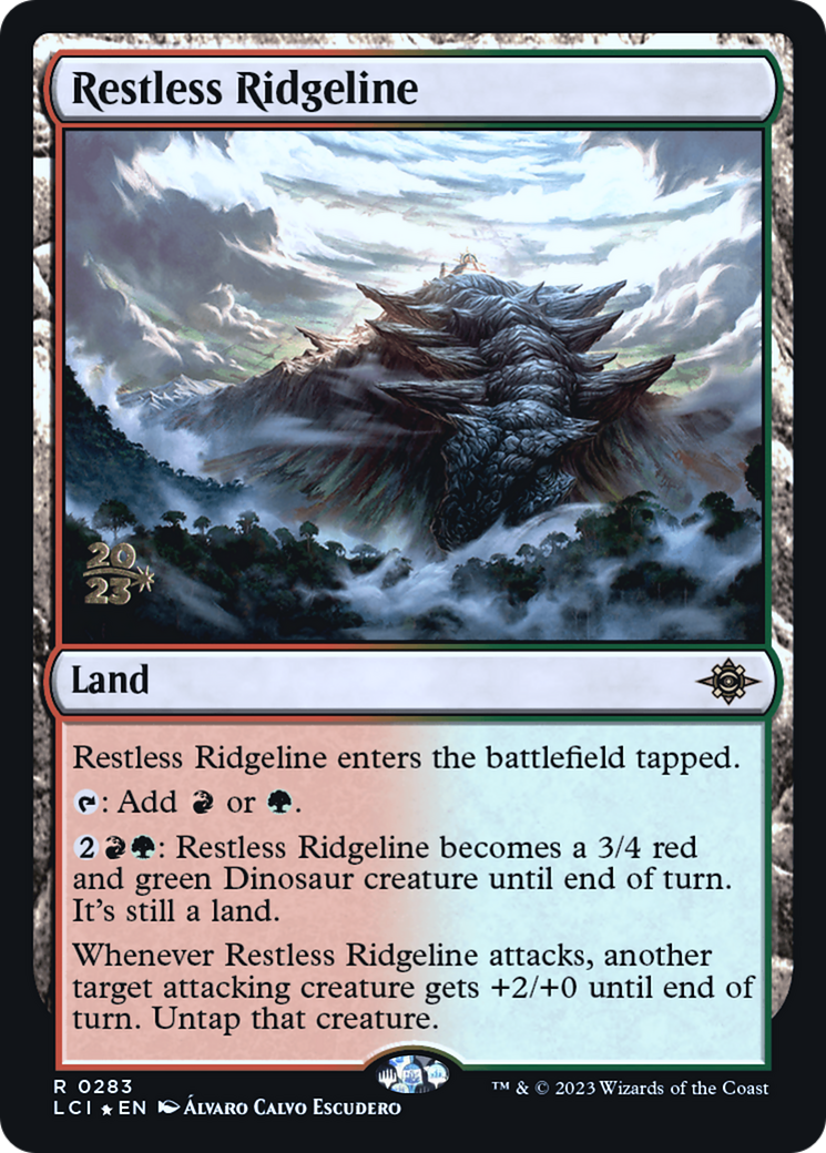 Restless Ridgeline (PRE-283S) - The Lost Caverns of Ixalan Promos Foil