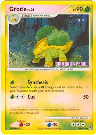 Grotle 049/130 - Reverse Holofoil Burger King Promos - Promo