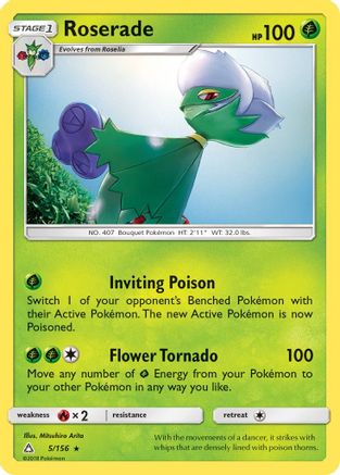 Roserade 005/156 SM Ultra Prism - Rare
