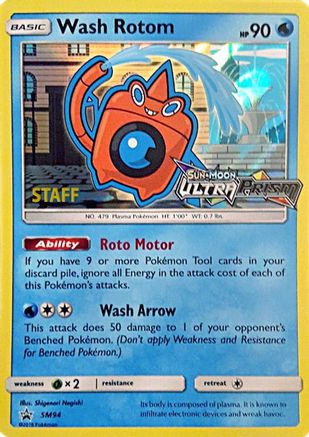 Wash Rotom SM94 - Holofoil SM Promos - Promo