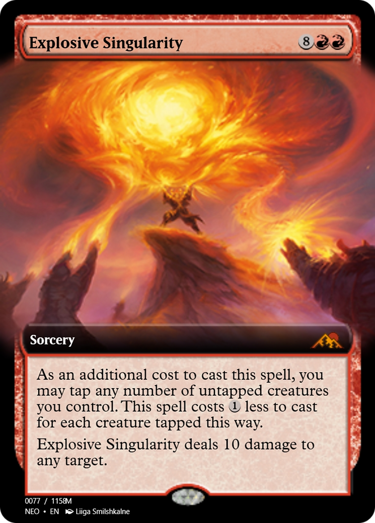 Explosive Singularity (PRM-98017) - Magic Online Promos