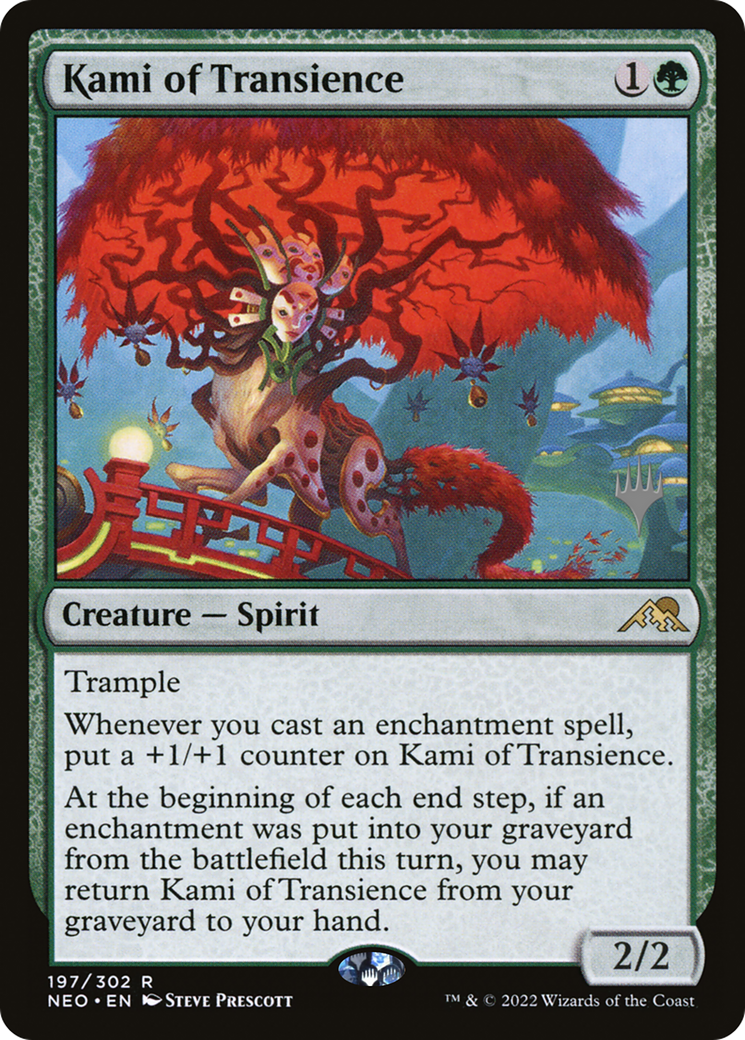 Kami of Transience (PPNEO-197P) - Kamigawa: Neon Dynasty Promos