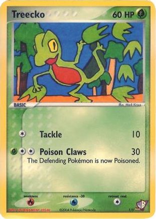 Treecko 001/5 Kids WB Promos - Promo