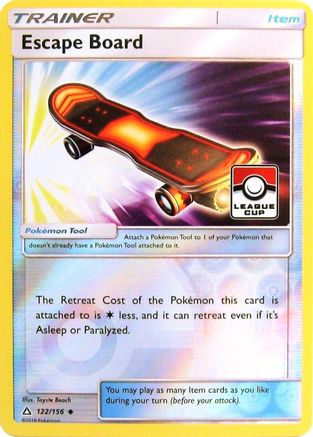 Escape Board 122/156 - Reverse Holofoil League & Championship Cards - Promo