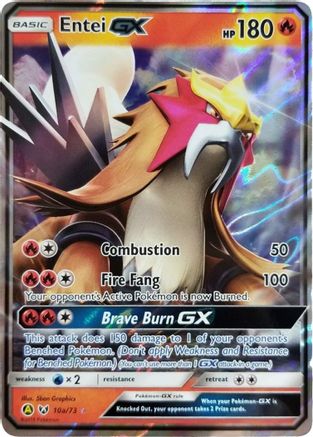 Entei GX 10a/073 - Holofoil Alternate Art Promos - Promo