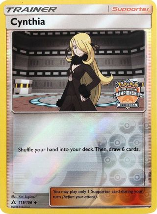 Cynthia 119/156 - Reverse Holofoil League & Championship Cards - Promo