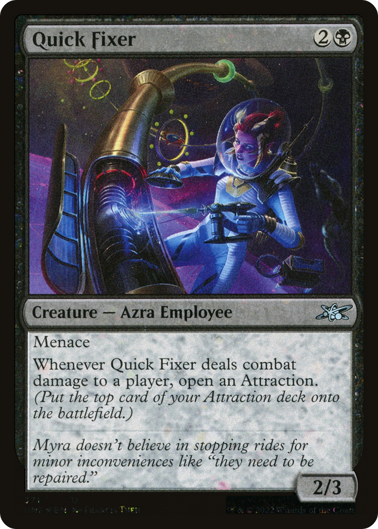 Quick Fixer (Galaxy Foil) (UNF-371) - Unfinity Foil