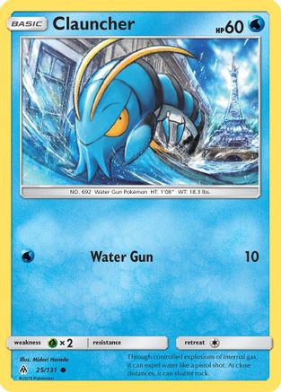 Clauncher 025 - Reverse Holofoil SM Forbidden Light - Common