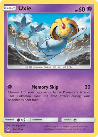 Uxie 041/131 SM Forbidden Light - Uncommon