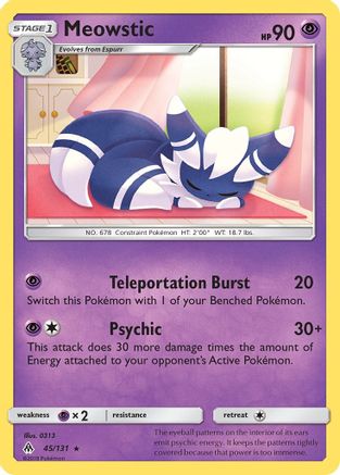 Meowstic 045/131 SM Forbidden Light - Rare